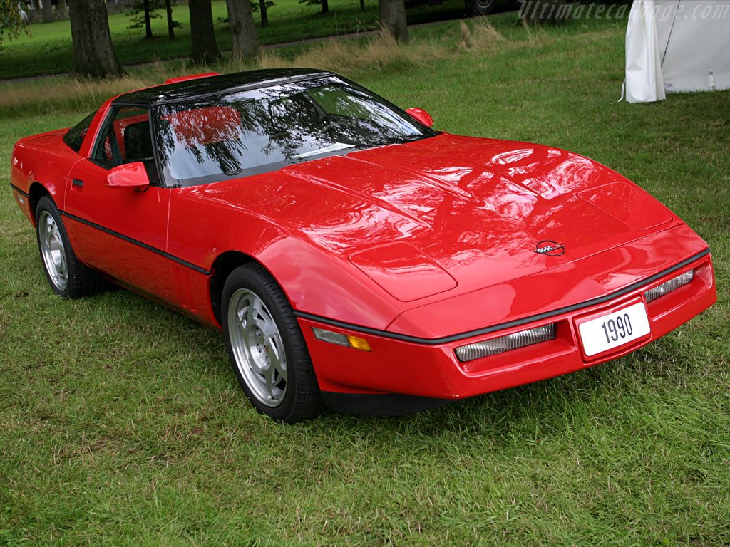 Bright Red C4 Corvette