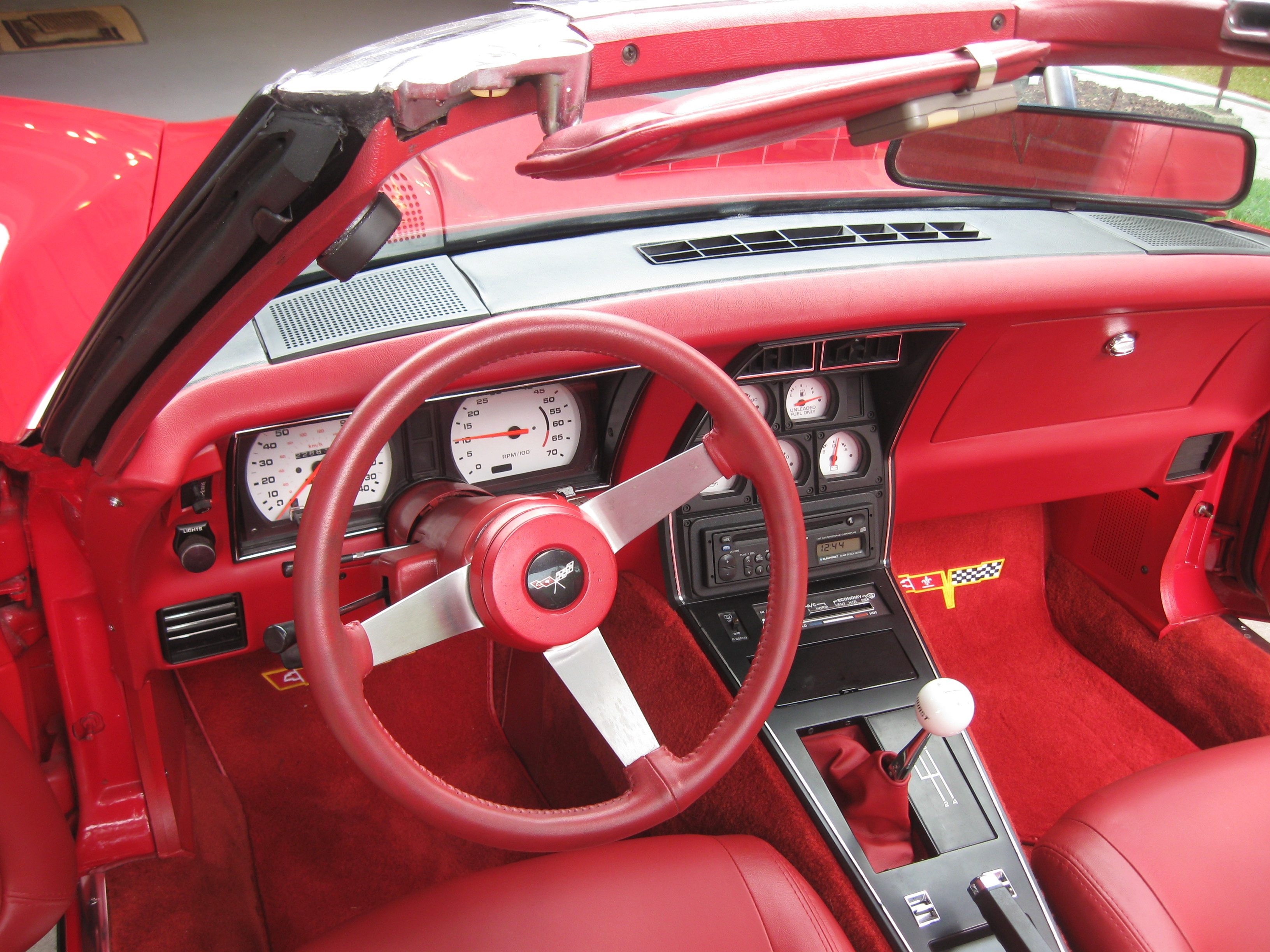 1981 Corvette Interior.