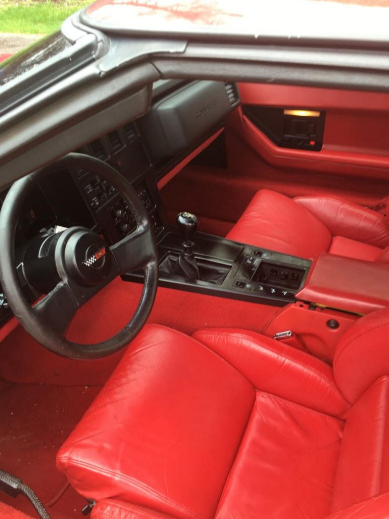 1986 Corvette Interior