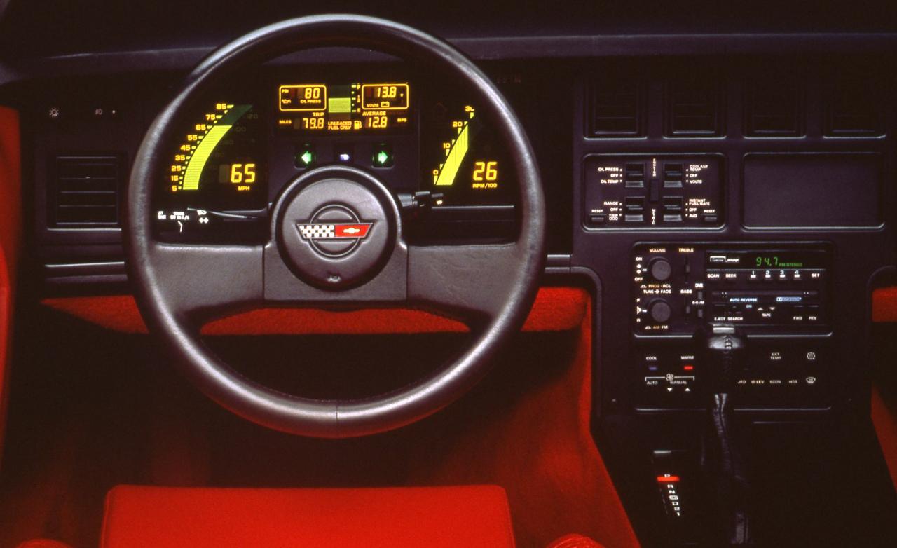 Corvette interior 1989