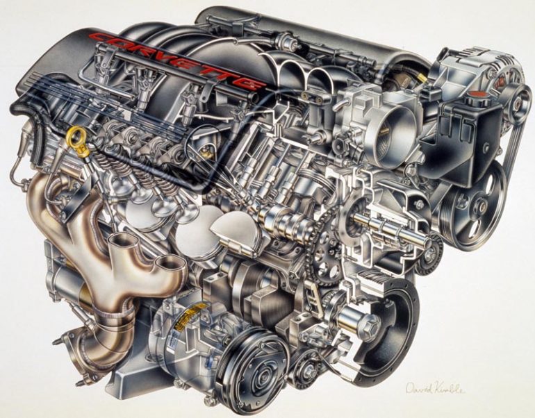 1997 Corvette Engine