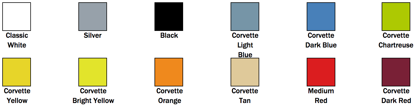 1977 Corvette Colors