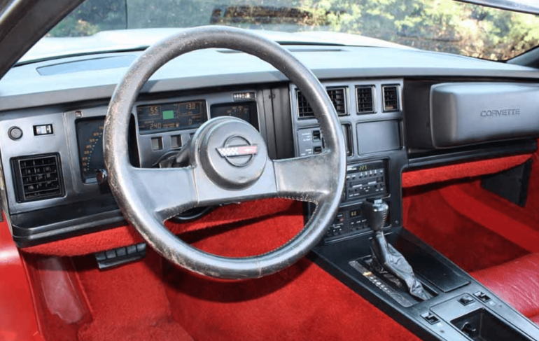 1987 Corvette Interior