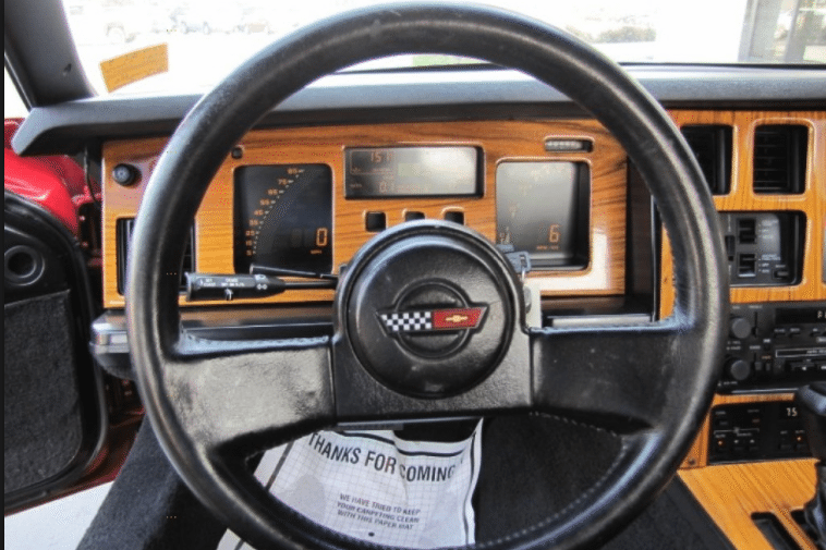 1989 Corvette Interior