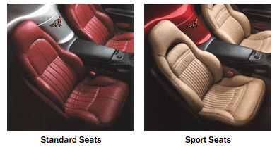 1999 Corvette Seats