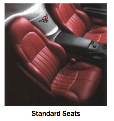 2002 Corvette Seats