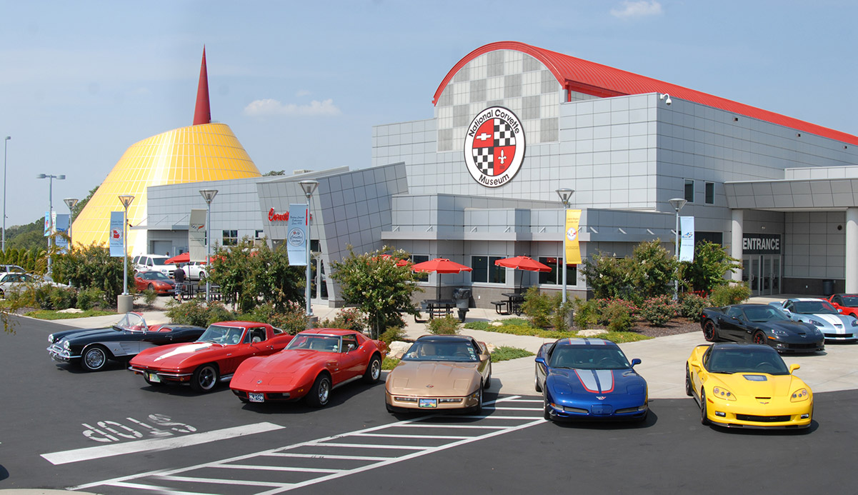 The Corvette Museum in Bowling Green, Kentucky.