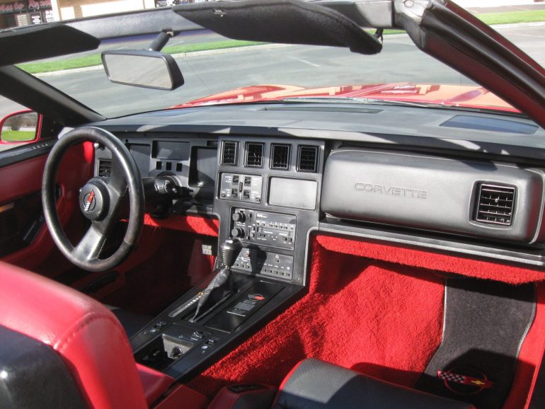 1987 Corvette Interior