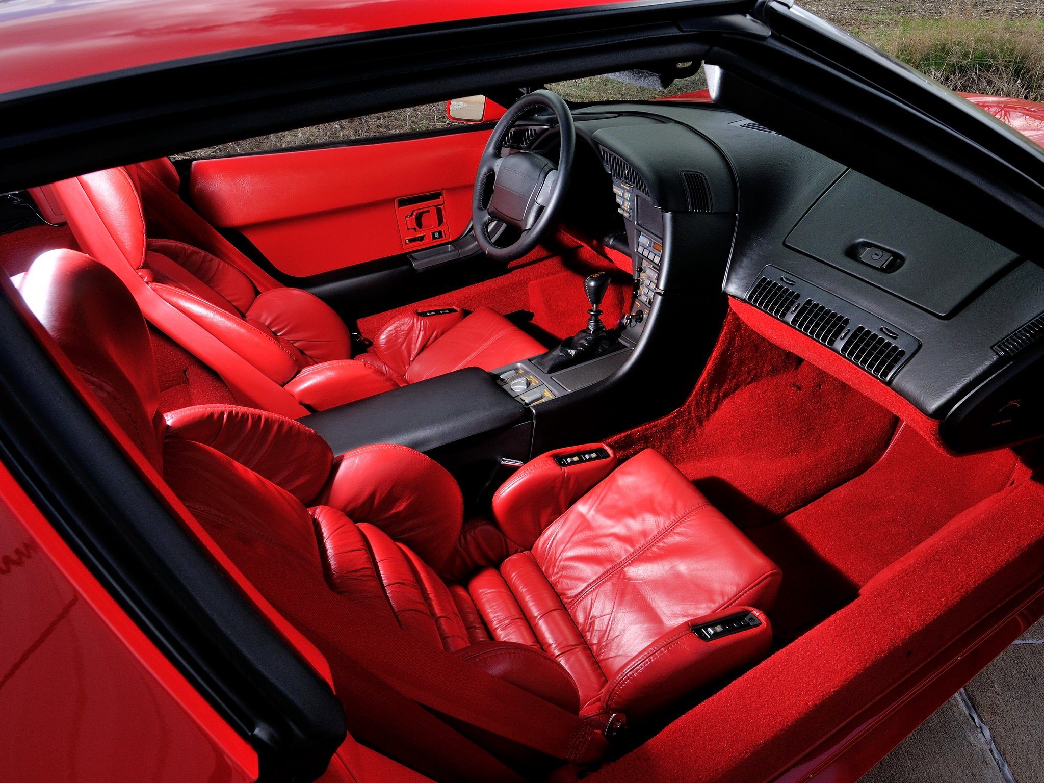 1990 Corvette Interior.