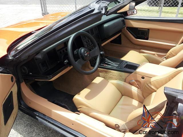 1986 Corvette Interior