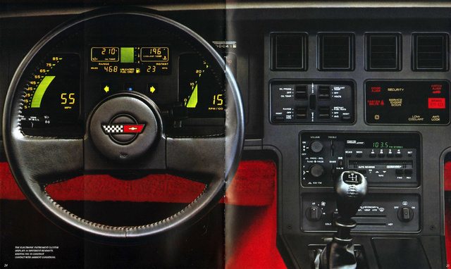 1986 Corvette Interior