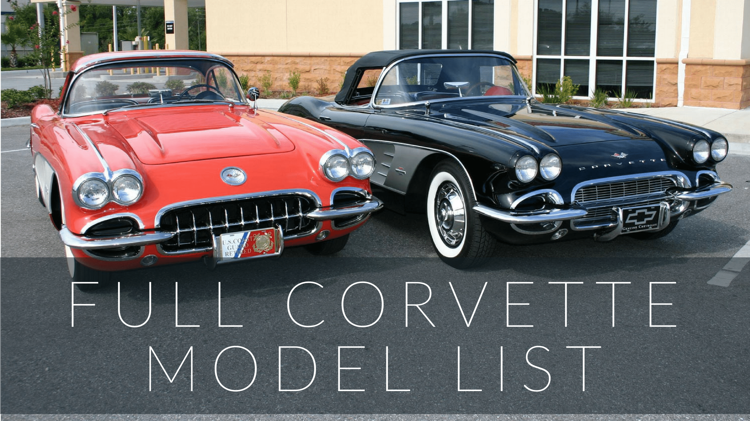 Corvette Body Style Chart