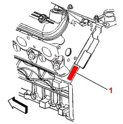 NGINE ID AND VIN DERIVATIVE LOCATION - 6.0 LITER ENGINE 2005 corvette