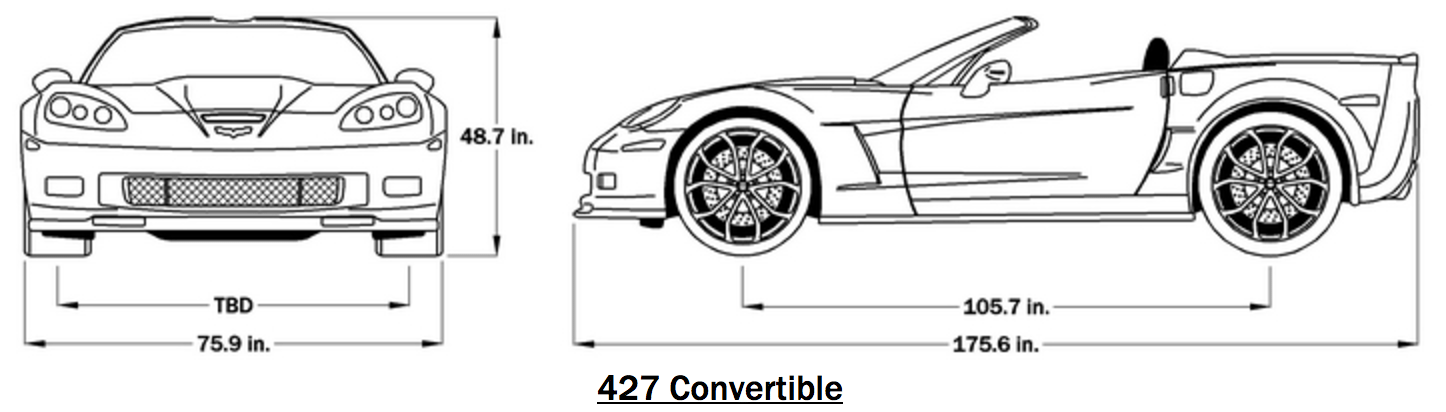 2013 Corvette Dimensions