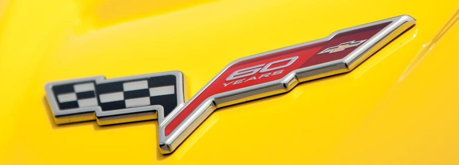 All 2013 Corvettes received special Corvette badging on their front and rear fascias that included the "60th" logo.