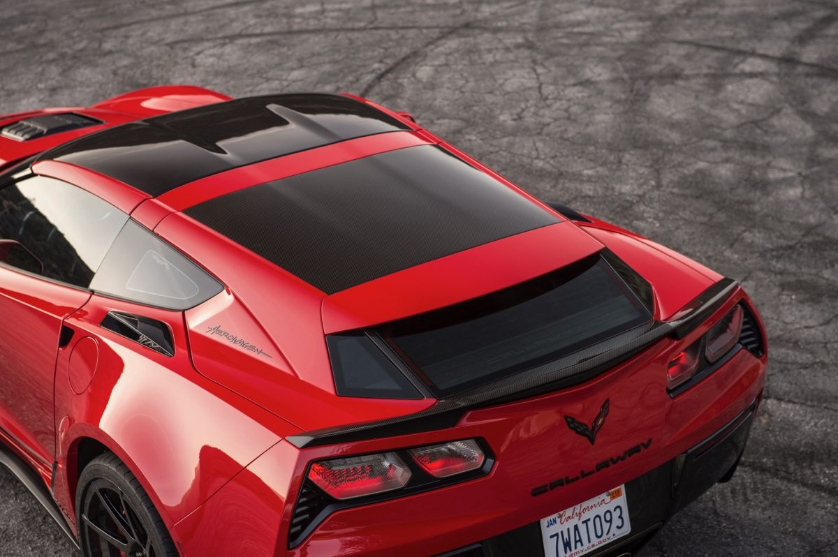 The Callaway AeroWagen body modification is a direct bolt-on replacement to the factory rear decklid/hatch.