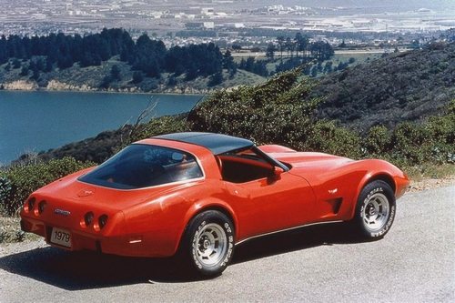 The 1979 Chevrolet Corvette in Corvette Red