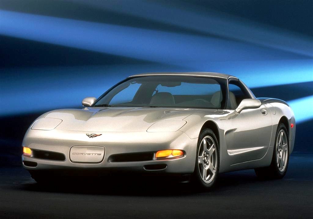 1997 Silver Corvette Coupe