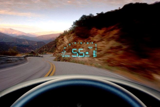 2001 Corvette Heads Up Display