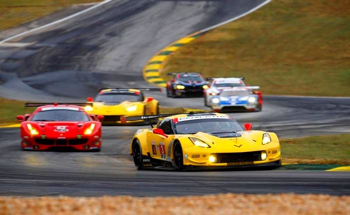 The No. 3 Mobil 1/Sirius XM C7.R Corvette Race Car