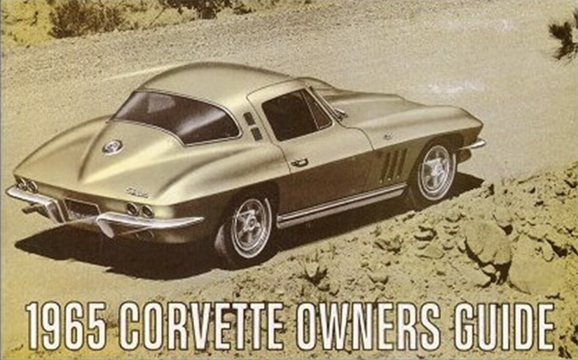 1965 Corvette Owners User Manual