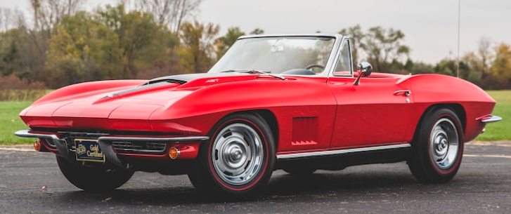 1967 Chevrolet Corvette Convertible in Rally Red