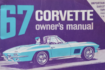 1967 Corvette Owners Manual