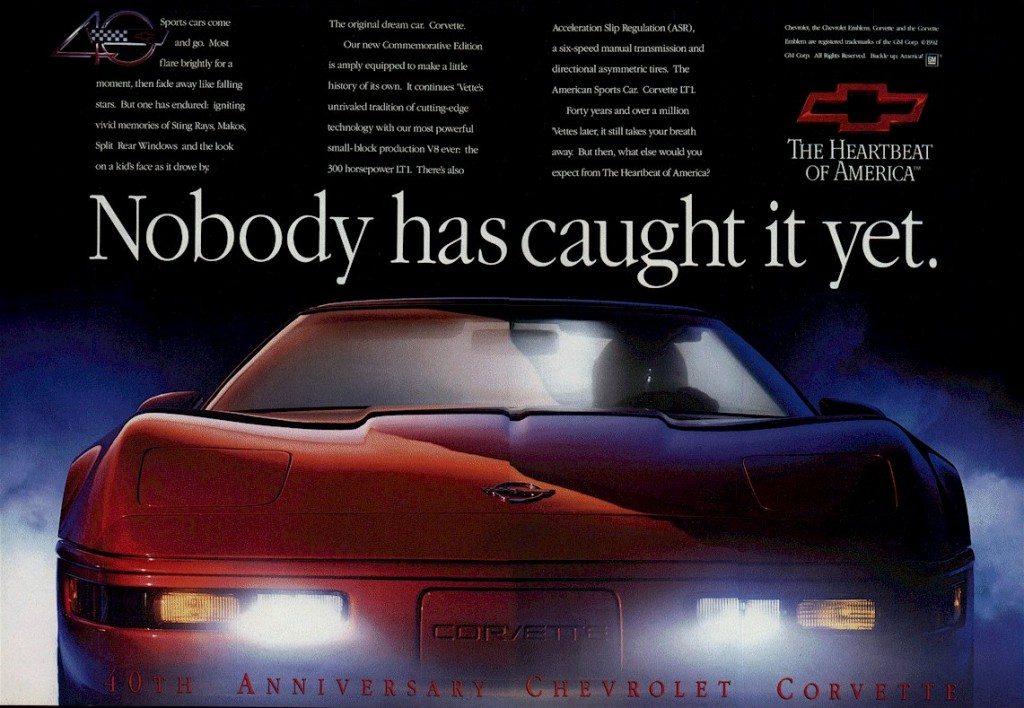 1993 Corvette Advertisement