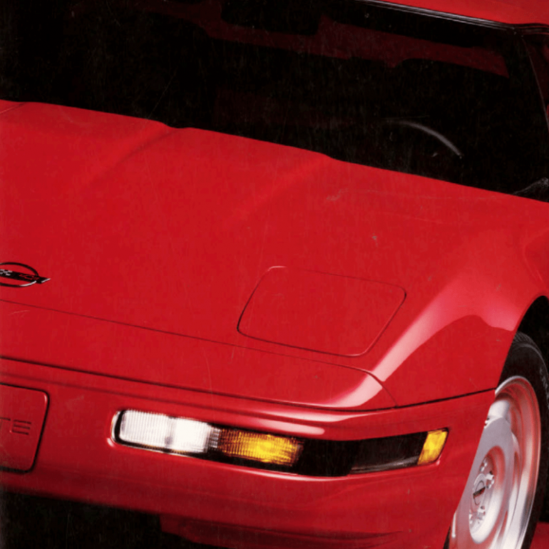 1991 Corvette Sales Brochure