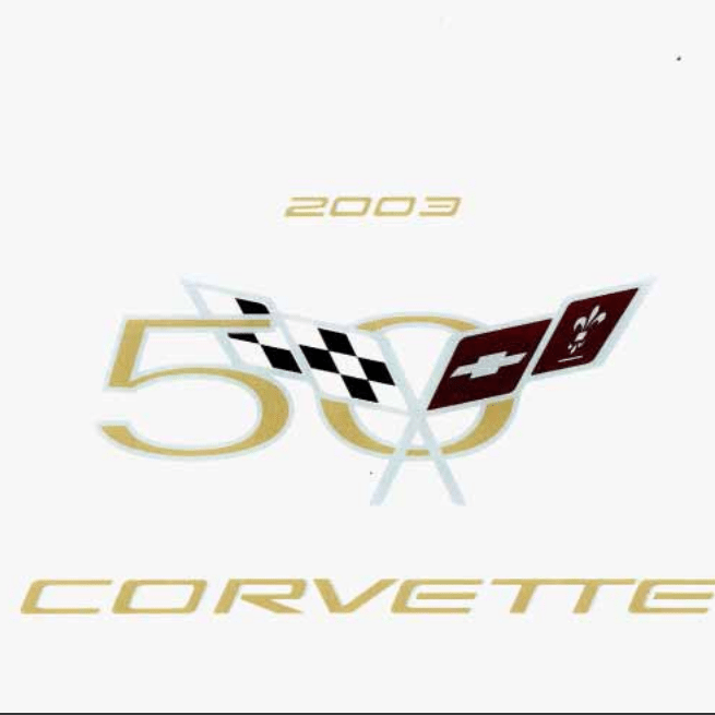 2003 Corvette Owners Manual