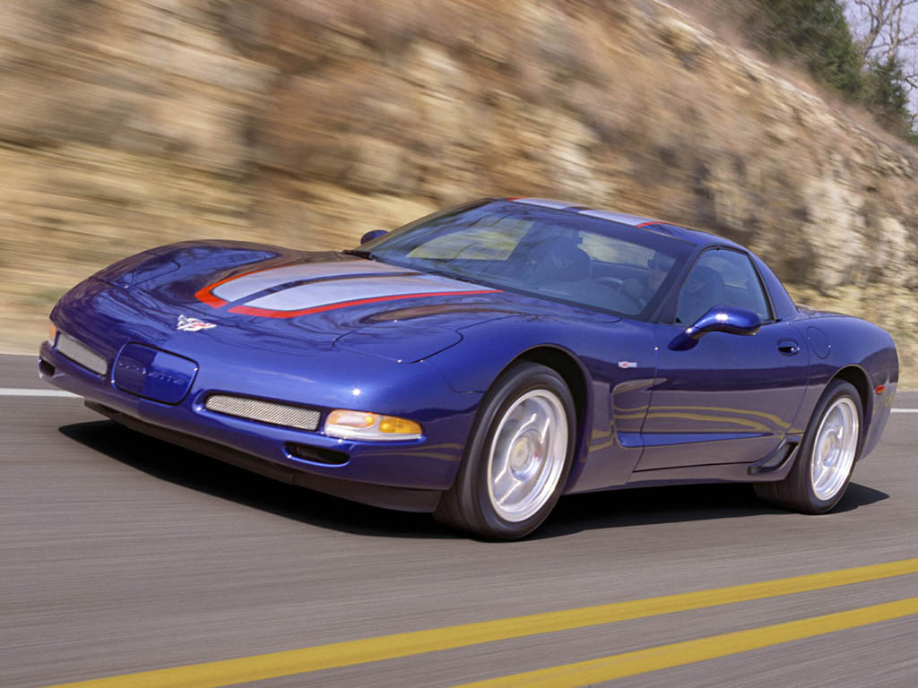 2004 Corvette Z06 Le Mans Blue Commemorative Edition.