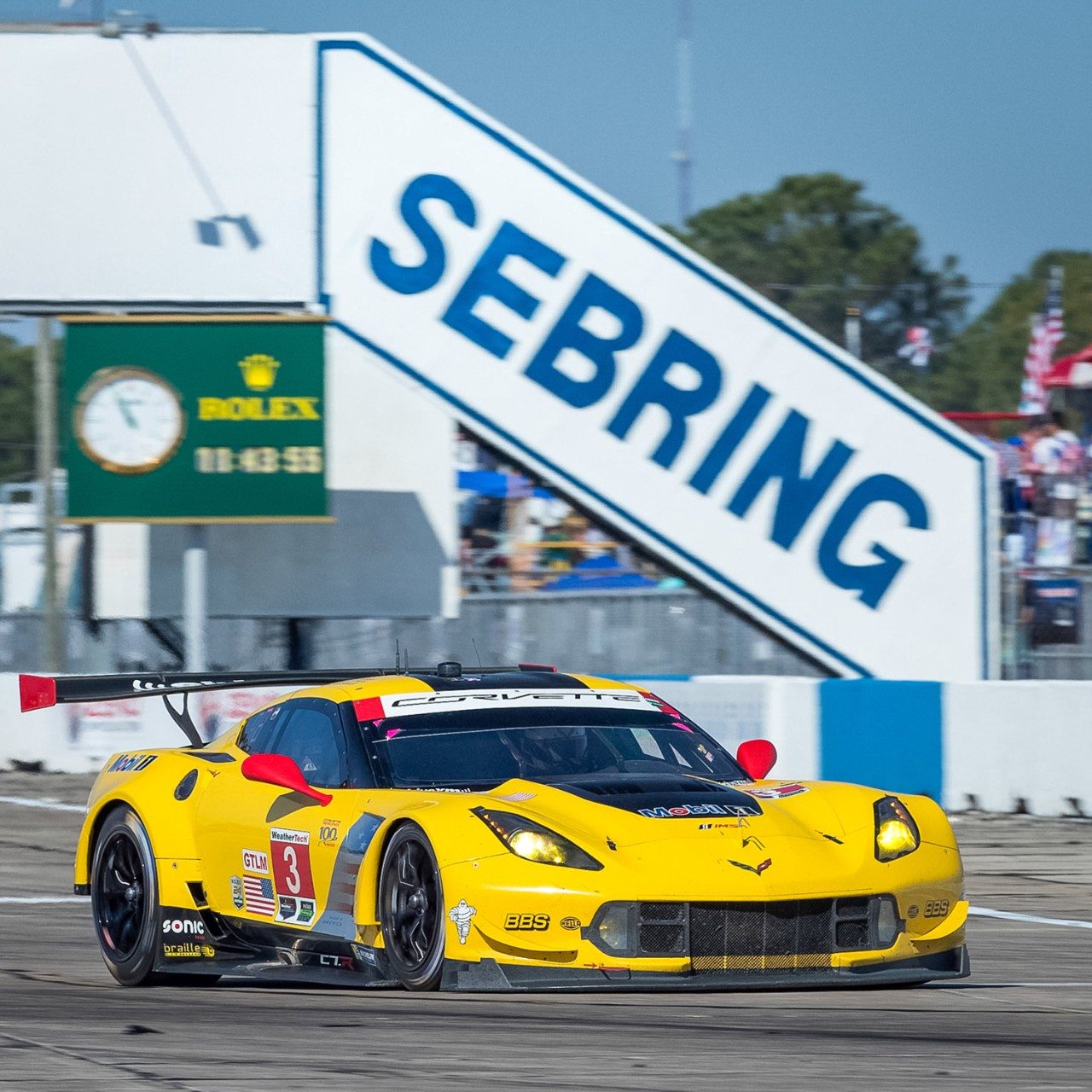 No. 3 Corvette at Sebring