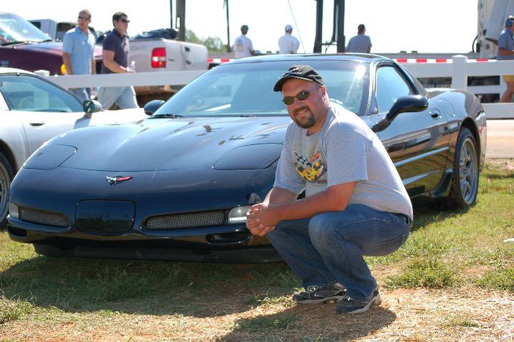 Black Z06 Corvette Coupe and Scott Kolecki