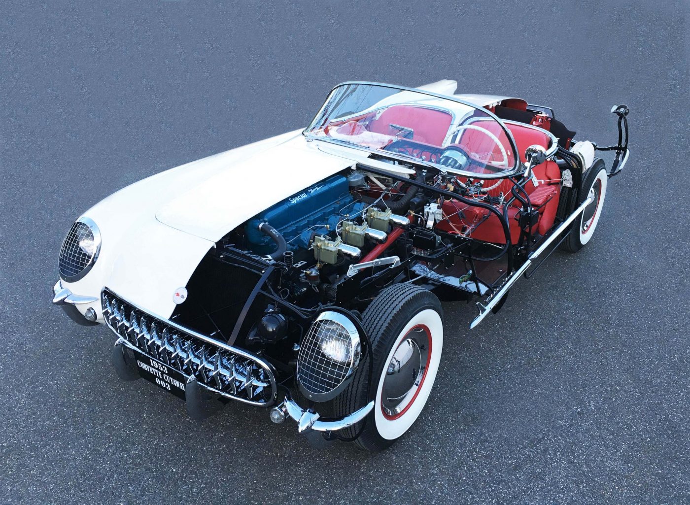 1953 Corvette cutaway