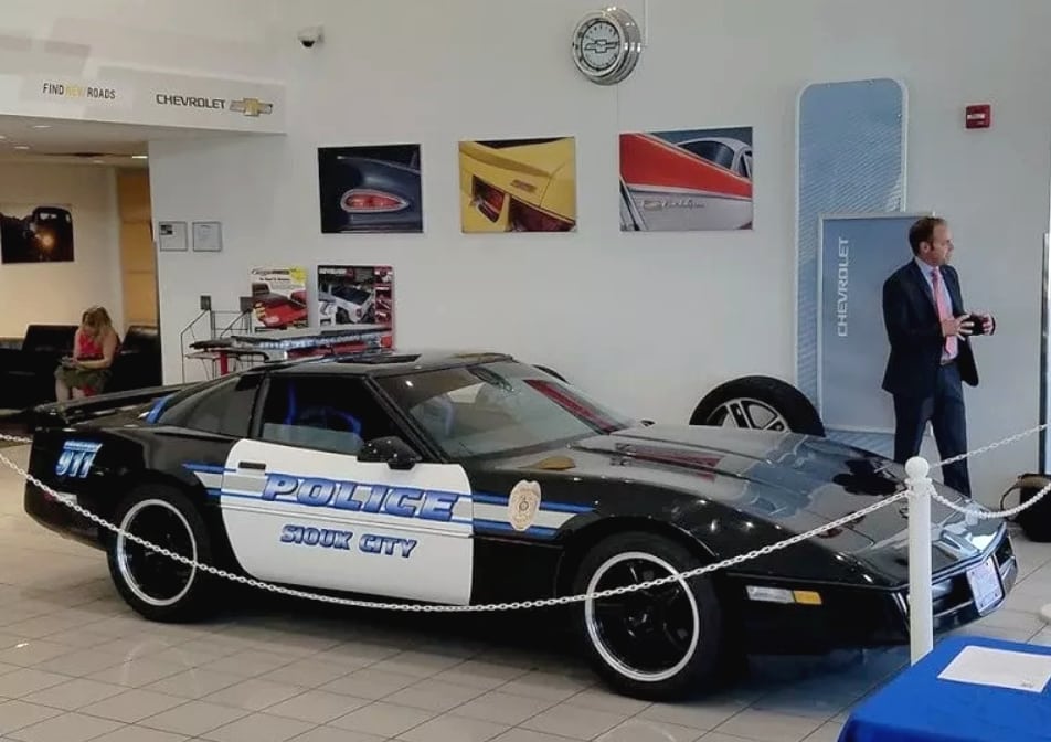 Officer McCormick 1986 Corvette