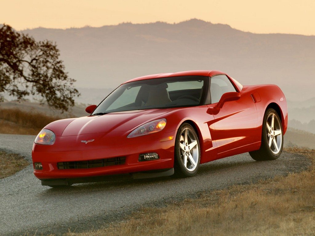 2005 Corvette Coupe Red