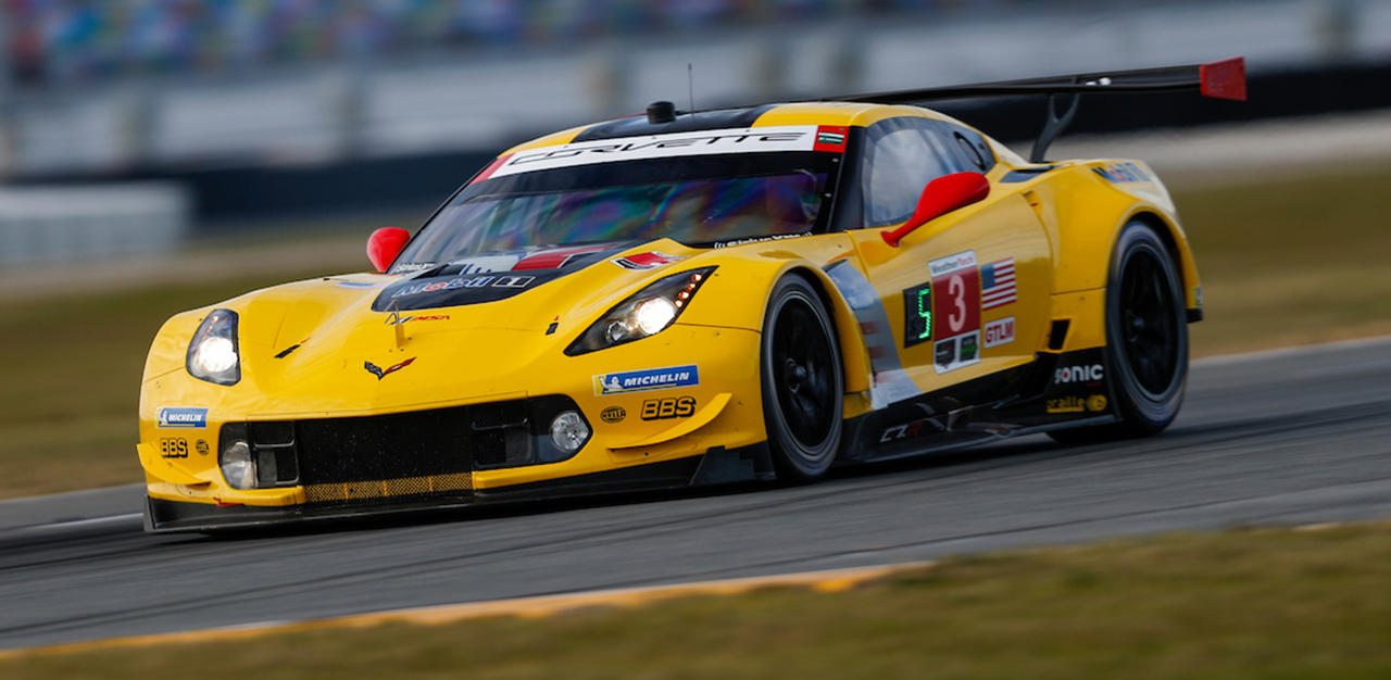 The No. 3 Mobil 1/SiriusXM C7.R Corvette