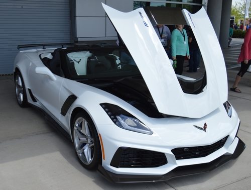 2019 White Corvette ZR1 Convertible