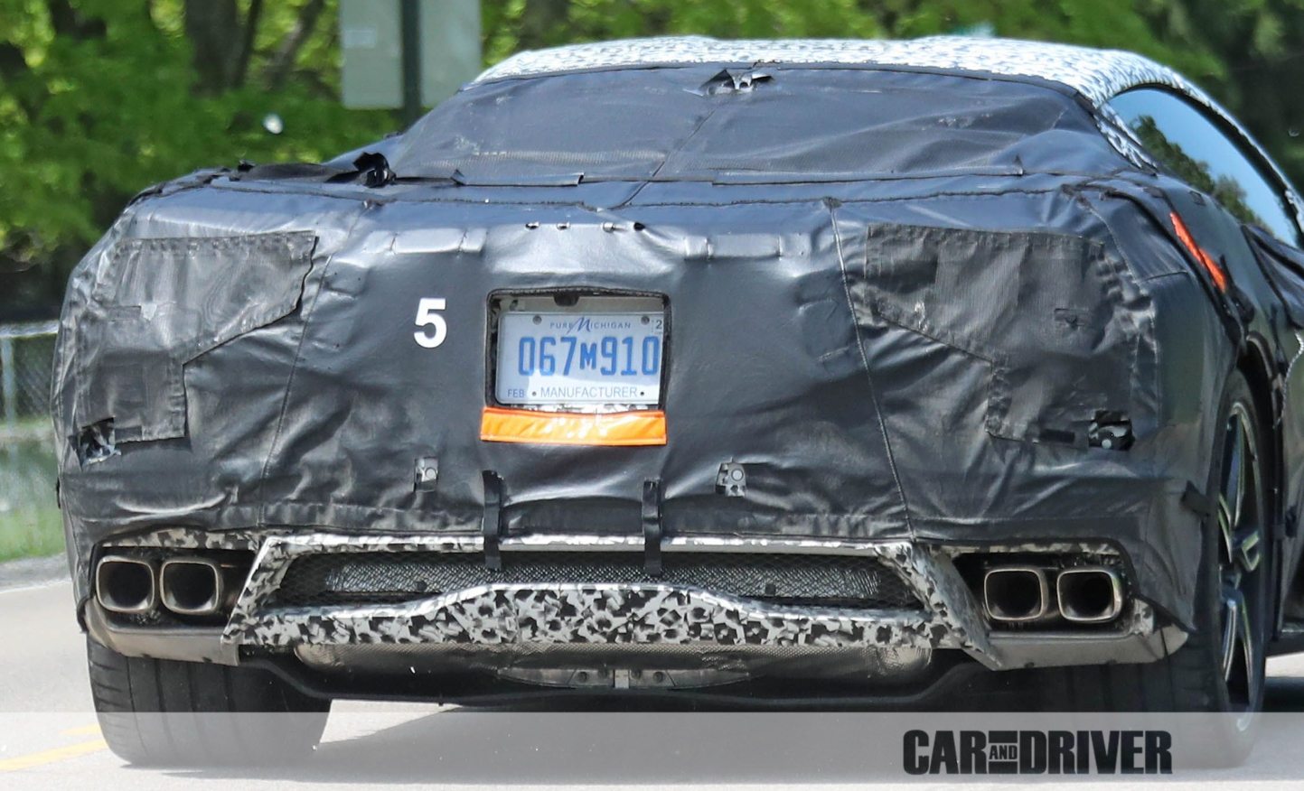 2020 Mid-Engine Corvette Prototype. Photo credit: KGP Photography - Car and Driver