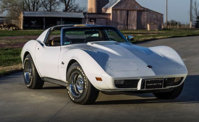 1975 Corvette Coupe white