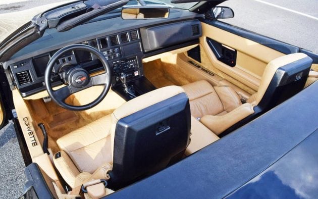 1986 Corvette Convertible Interior