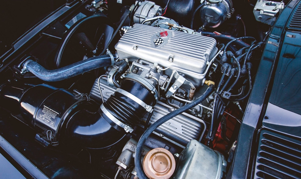 Engine of 1963 Corvette Sting Ray Z06 "Big Tank" Coupe