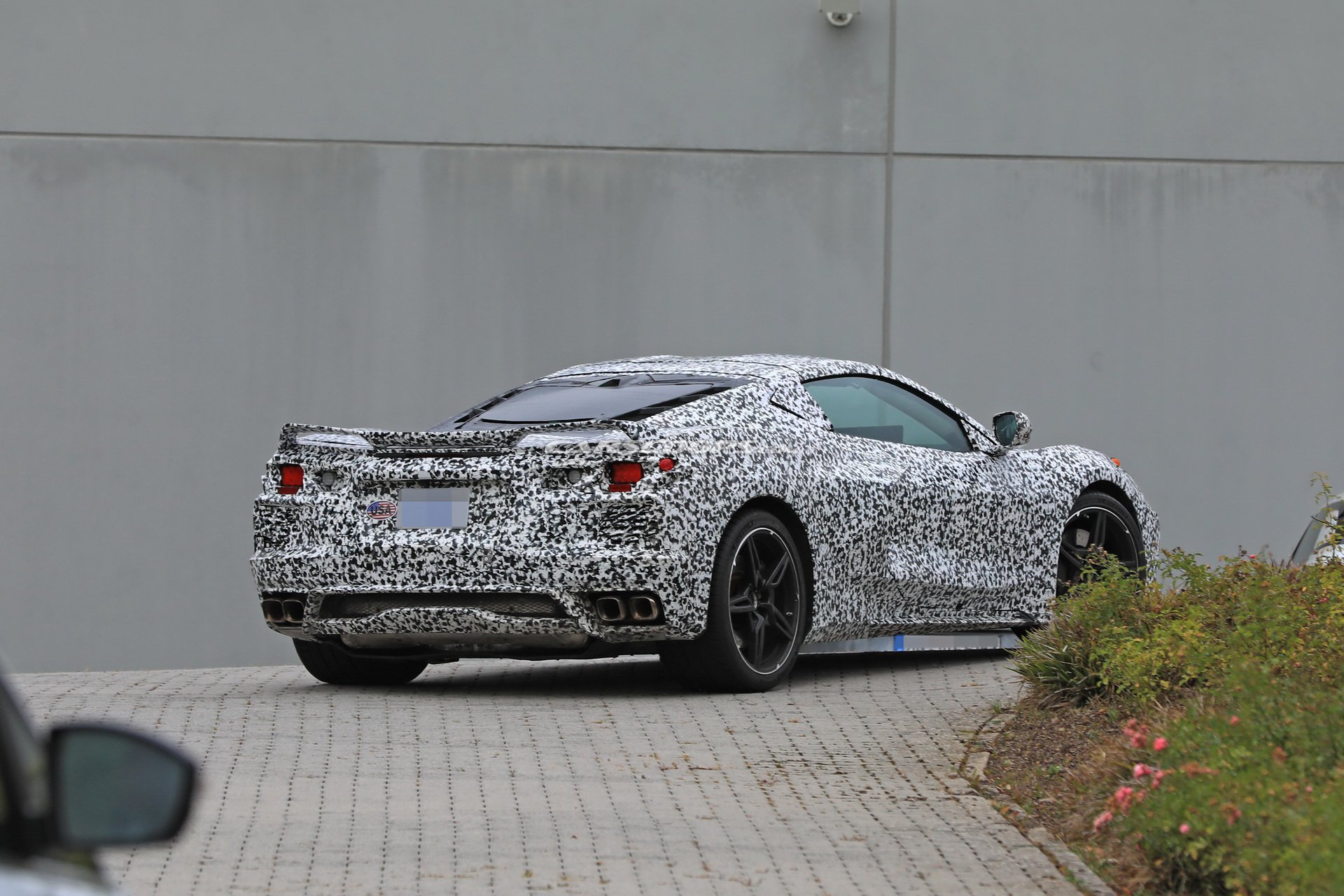 The 2020 Mid-Engine Corvette photographed near the Nurburgring on September 3, 2018.