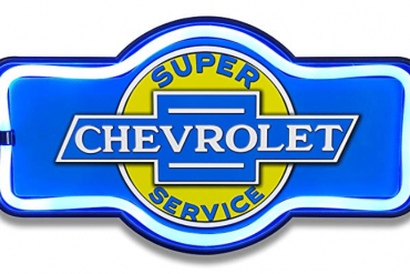 Chevrolet Chevy Super Service Garage Marquee Sign