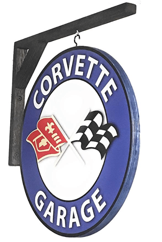 Corvette Garage Sign