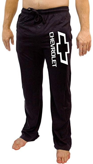 GM Chevrolet Logo Men's Black Sleep Pants