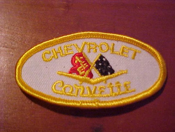 1953-1962 Vintage Chevrolet Corvette C1 Logo Patch