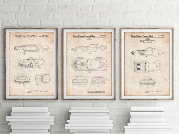 Corvette Art Posters