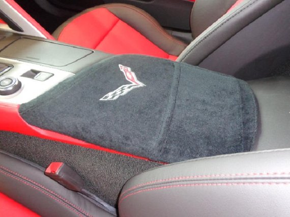 Corvette Embroidered Luxury Car Armrest Cover