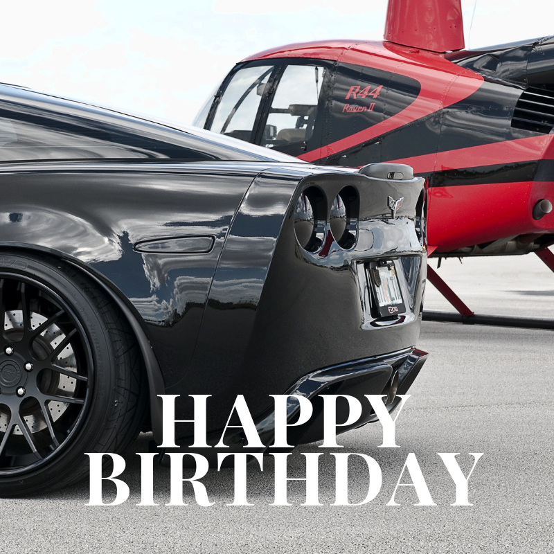 Corvette Happy Birthday
